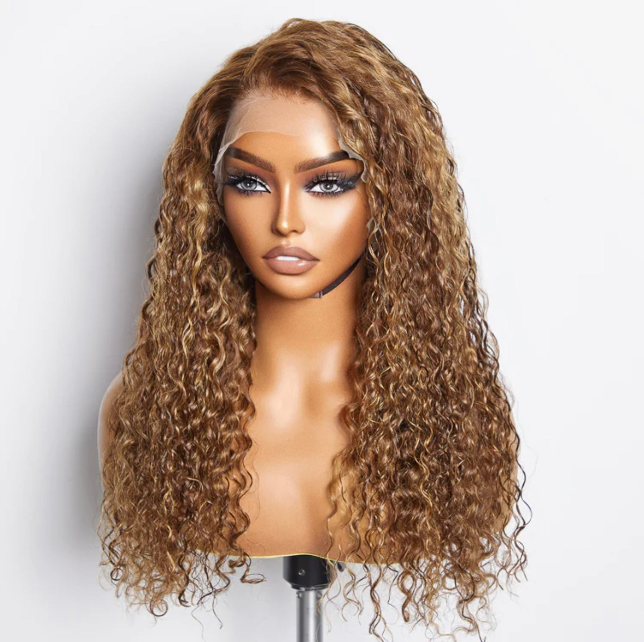 Pre-Plucked 13x4 Lace Front Water Wavy Wig Free Part 150% Density