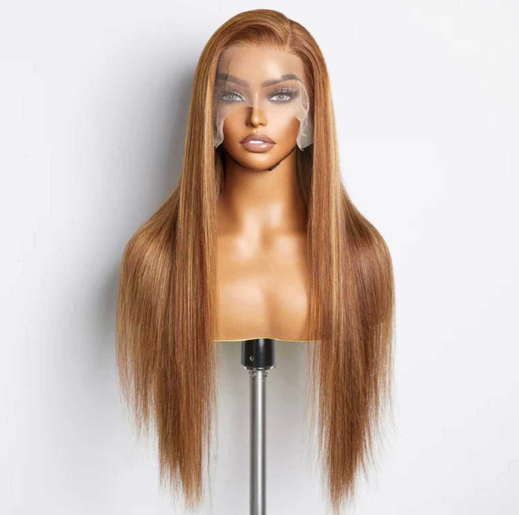 Pre-Plucked 13x4 Lace Front Straight Wig Free Part 150% Density