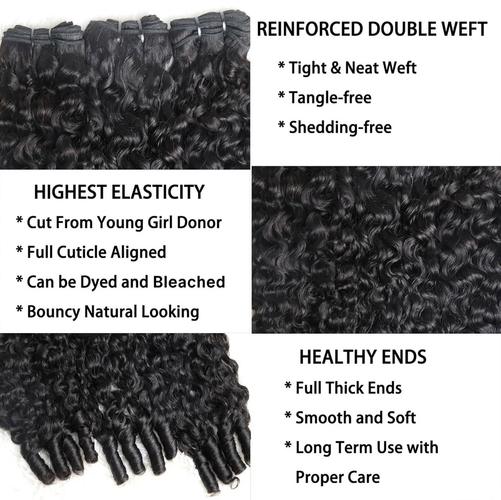 Burmese Curly Hair Bundles